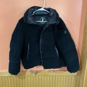 SAVE THE DUCK Black Puffer Jacket